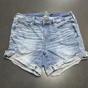 torrid women shorts  denim Vintage Stretch Mid-Rise size 12
